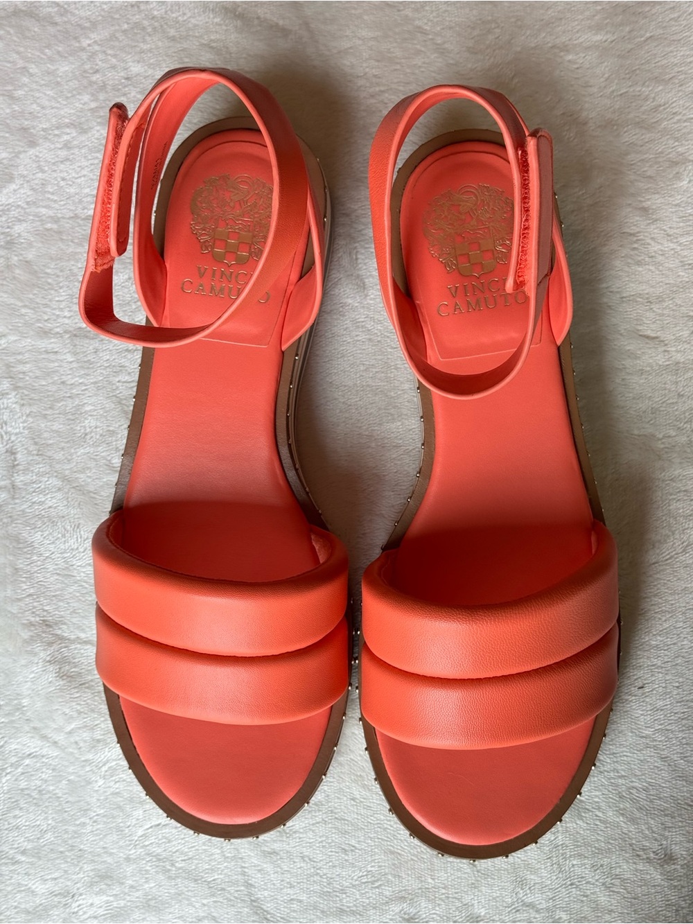 Vince Camuto Coral Double-Band Ankle-Strap Sandals Size 9.5M